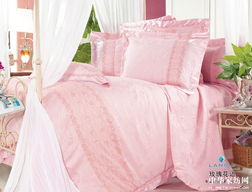 藍絲羽家紡 玫瑰花語八件套，匠心織就的浪漫家居藝術